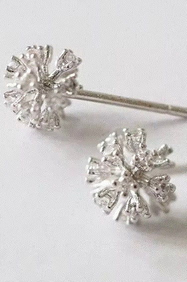 Favourite Things Sterling Snowball Earrings