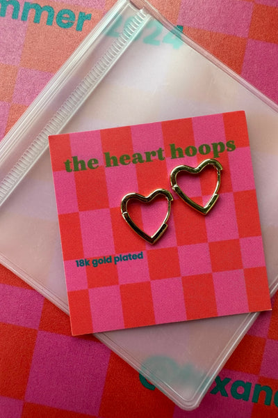 Summer Box Heart Hoop Duo