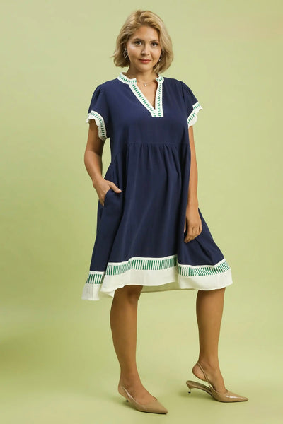 Lauren Linen Blend Dress