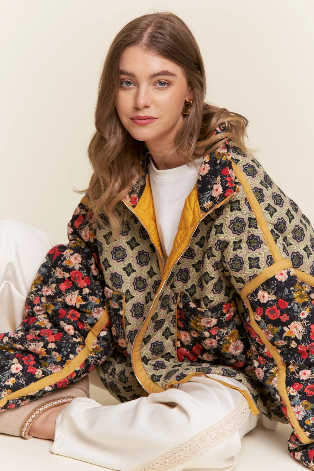 Marigold Autumn Quilted Jacket