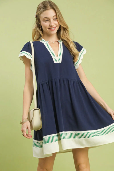 Lauren Linen Blend Dress