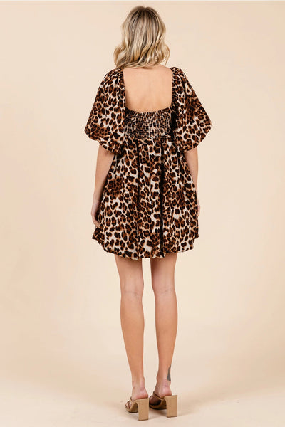 Leopard Bubble Dress