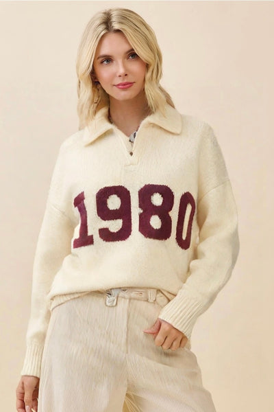 1980 Retro Pullover Knit