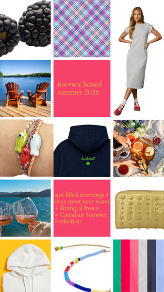 fox+wit boxed Summer 2026 * NO DISCOUNT CODES APPLICABLE