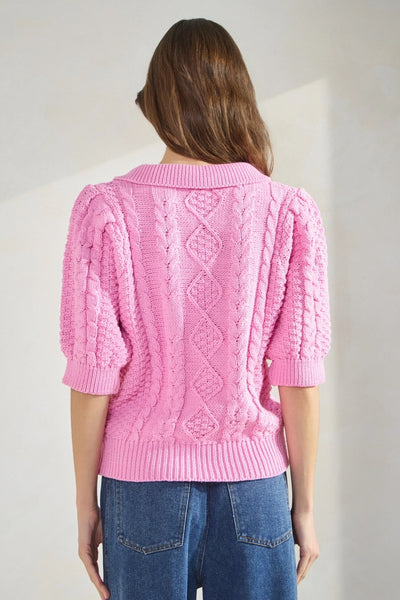 Poppy Cable Knit Pullover