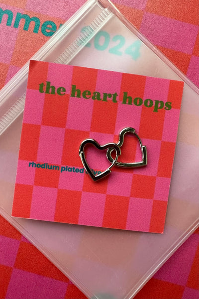 Summer Box Heart Hoop Duo