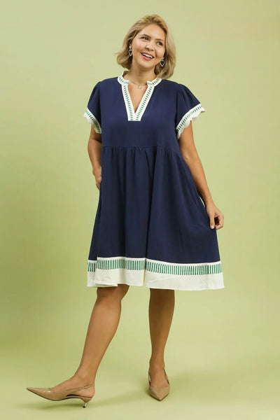 Lauren Linen Blend Dress