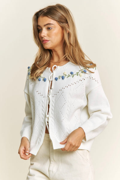 Rosie tie front cardigan