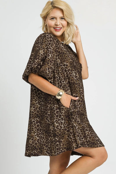 Bella Leopard Print Dress