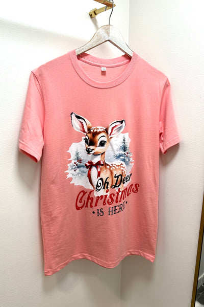 Oh Deer Christmas Tee