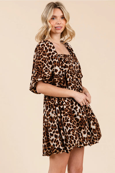 Leopard Bubble Dress