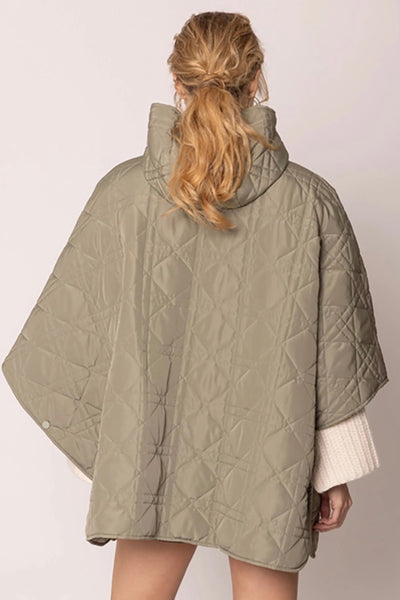 Lauren Quilted poncho