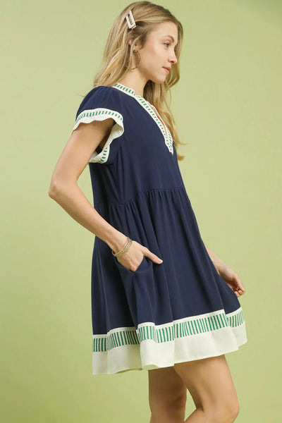 Lauren Linen Blend Dress