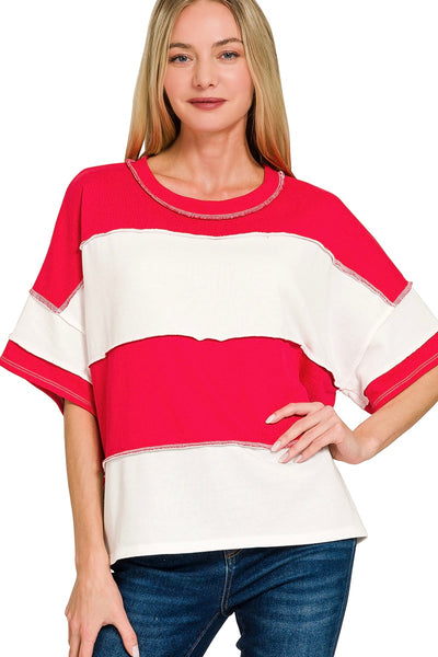 So Good! cotton tee Sailor Red