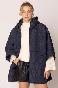 Lauren Quilted poncho