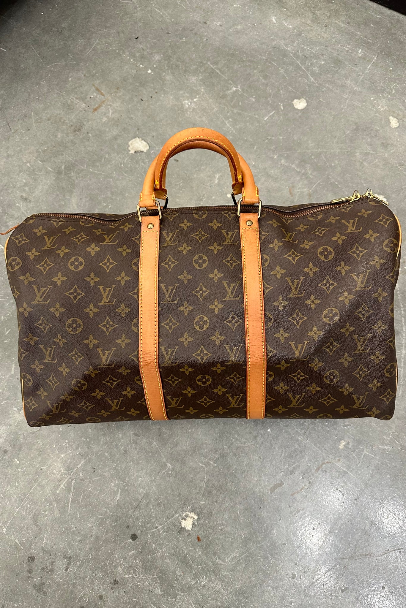 LOUIS VUITTON Monogram Keepall 50 Boston Bag FL1012 – LuxuryPromise