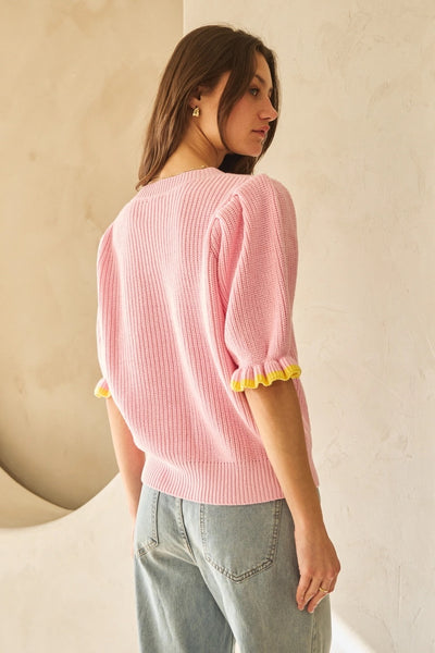 Lemon Drop knit Pullover