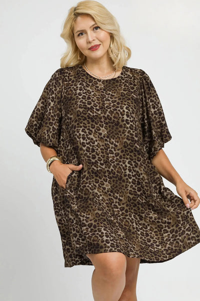 Bella Leopard Print Dress