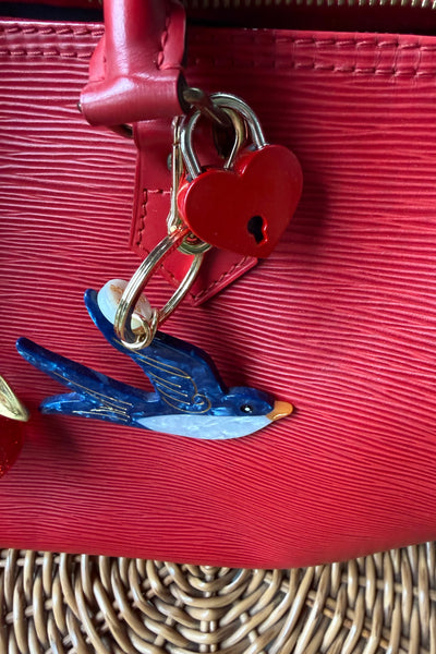 Heart Padlock Charm