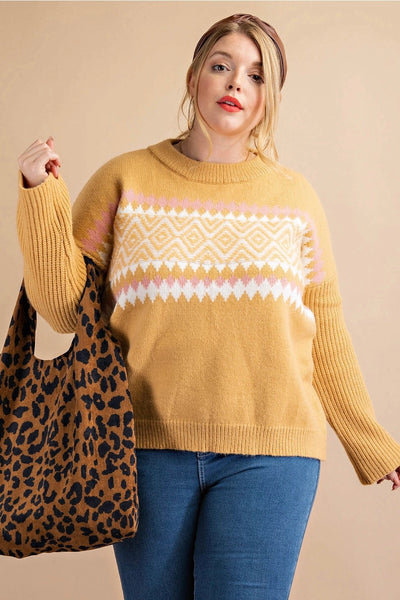 Fair Isle Sweater - curve only