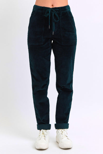 Green Corduroy Joggers by JB