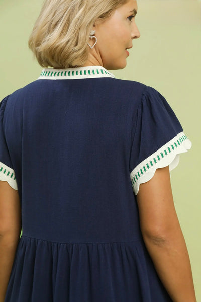 Lauren Linen Blend Dress