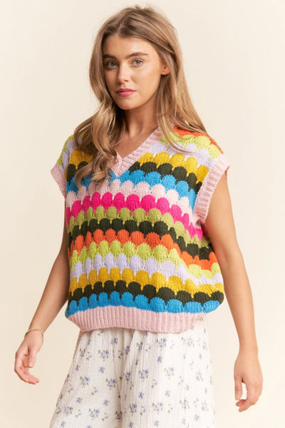 Aesha scallop vest
