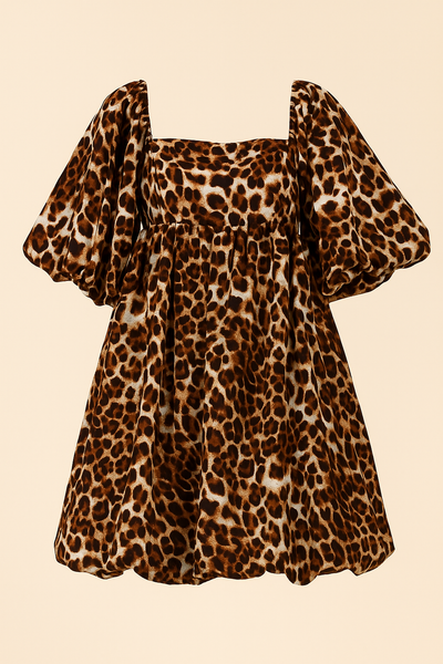 Leopard Bubble Dress