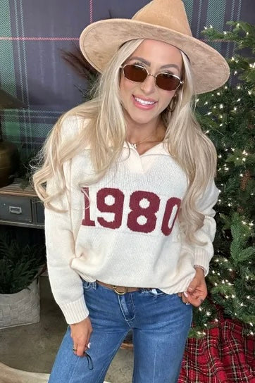 1980 Retro Pullover Knit