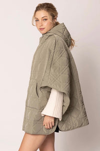 Lauren Quilted poncho