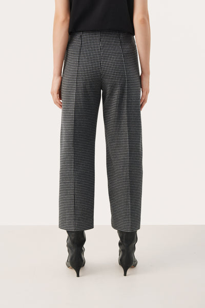 Ilisan Houndstooth Flat front Trousers