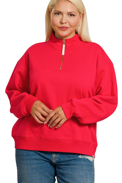 She’s So Good! Quarter Zip Pullover