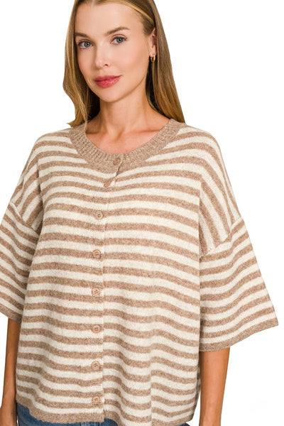 Everly Stripe Cardigan