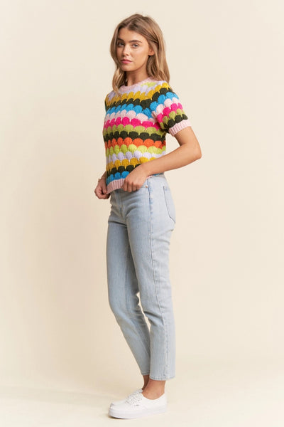 Aesha scallop pullover