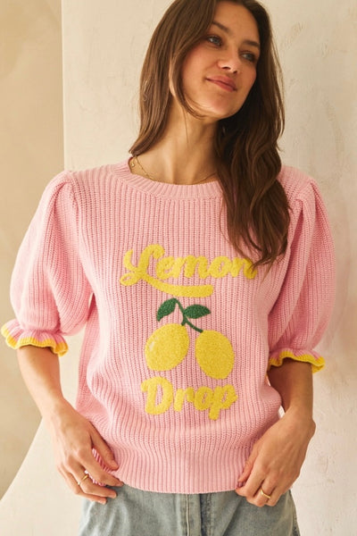 Lemon Drop knit Pullover