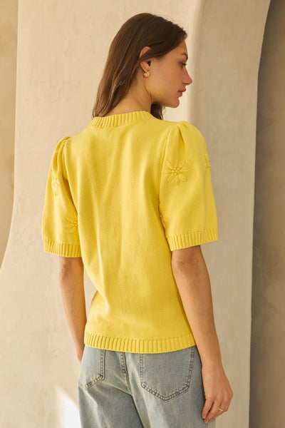 Daisy Knit Pullover