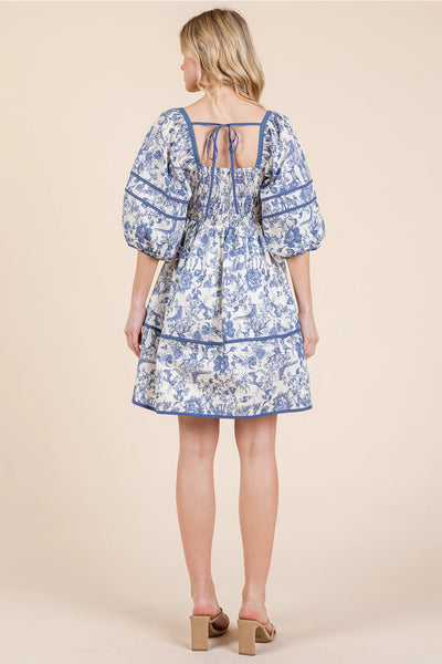 Amelie Toile Dress