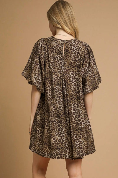 Bella Leopard Print Dress