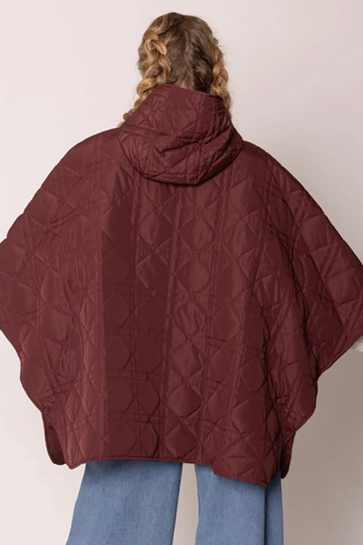 Lauren Quilted poncho