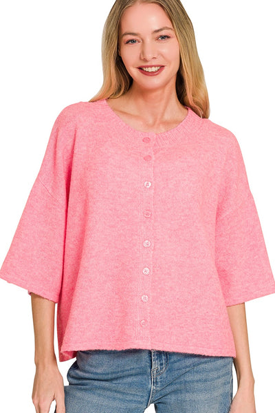 Everly Solid  Cardigan