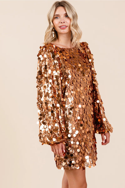 Copper Sequin Mini