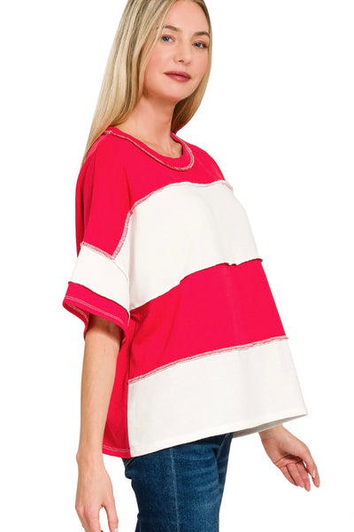 So Good! cotton tee Sailor Red