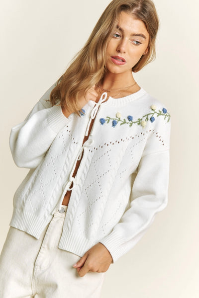 Rosie tie front cardigan