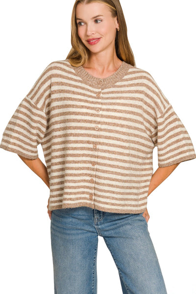 Everly Stripe Cardigan