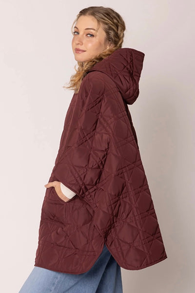 Lauren Quilted poncho