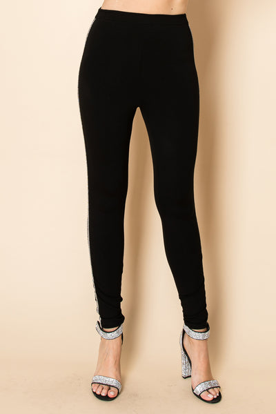 Sparkle Tuxedo Seam Tights