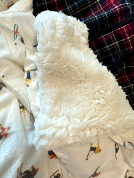 Favourite Things Sherpa Lap Blanket