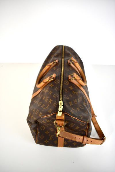 Louis Vuitton Monogram Keepall Bandouliere 45 Boston travel handbag