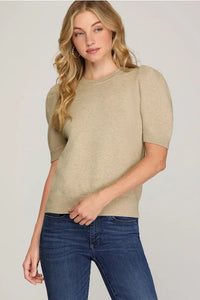 Taylor Short Sleeve Sweater