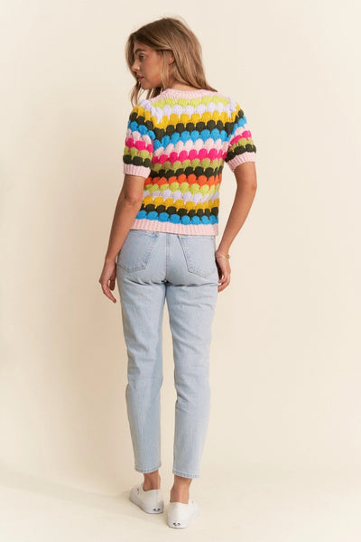 Aesha scallop pullover